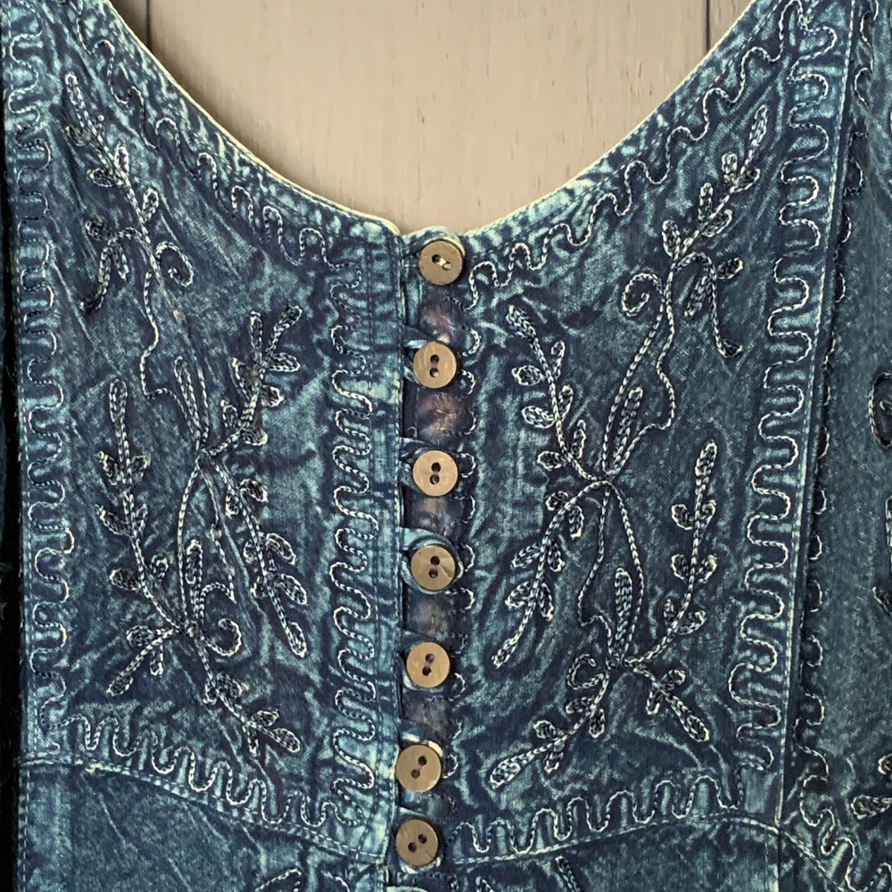 Denim sun dress